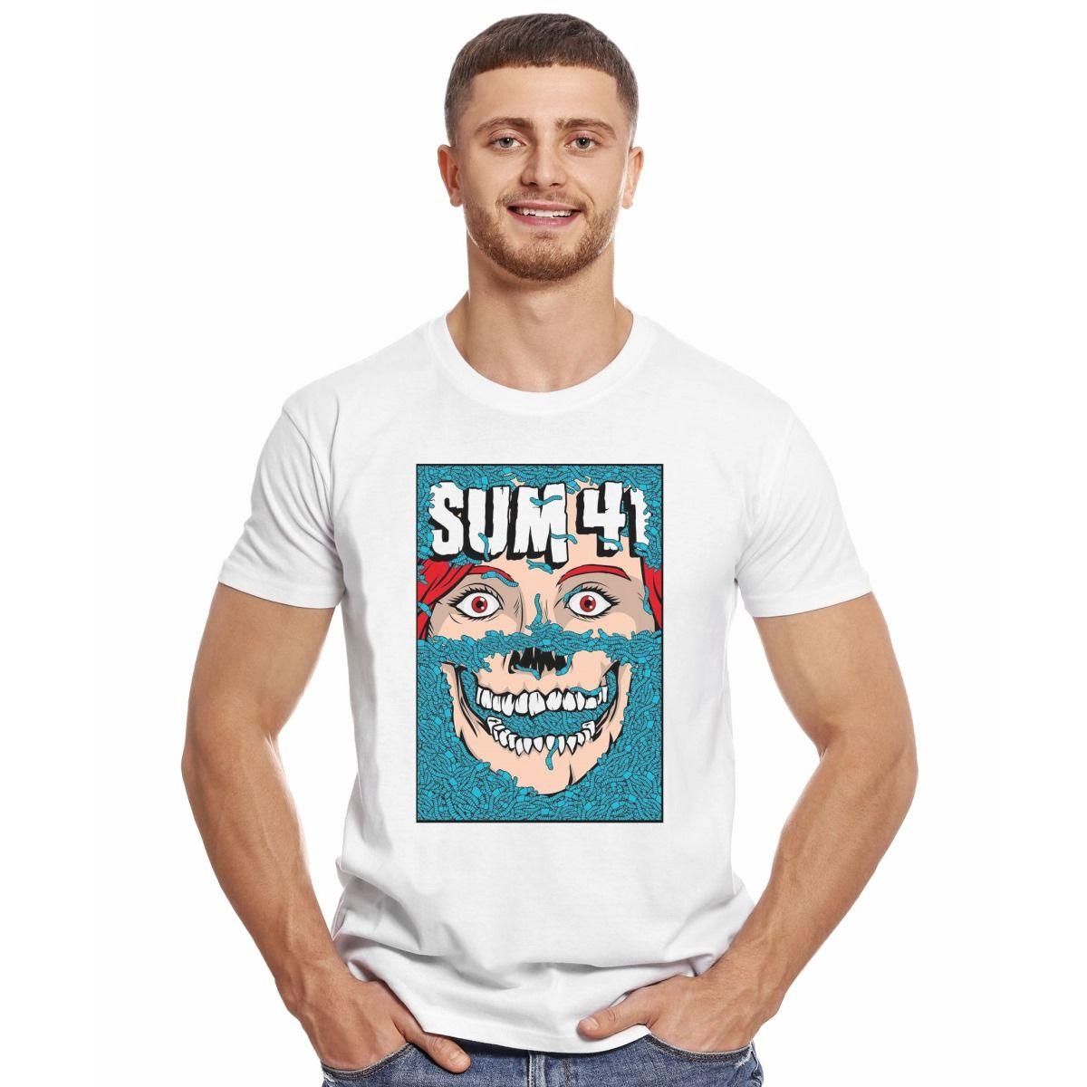 SUM 41 WORMS POSTER POLERA MANGA CORTA HOMBRE-2