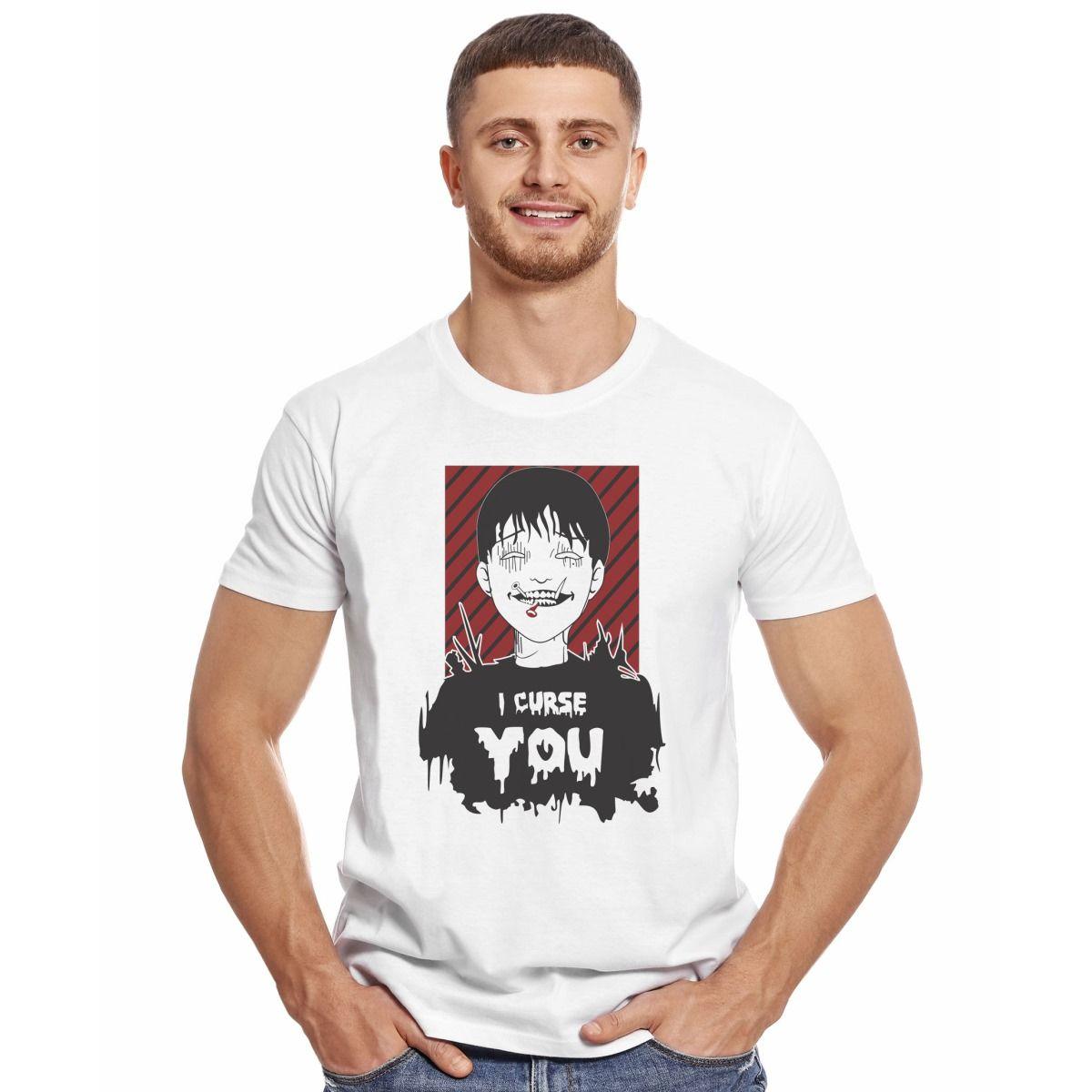 JUNJI ITO SOUICHI POSTER I CURSE YOU POLERA MANGA CORTA HOMBRE-2