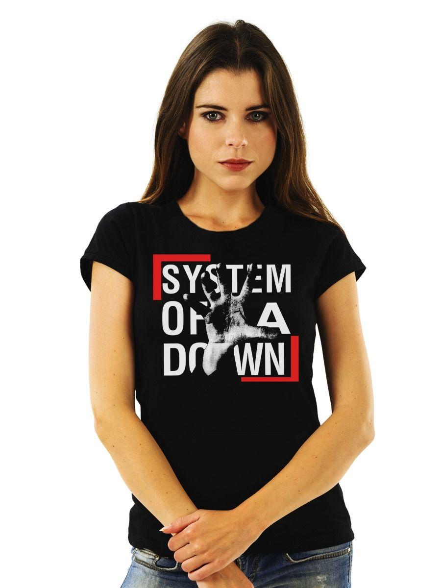 SYSTEM OF A DOWN LOGO POLERA MUJER-0