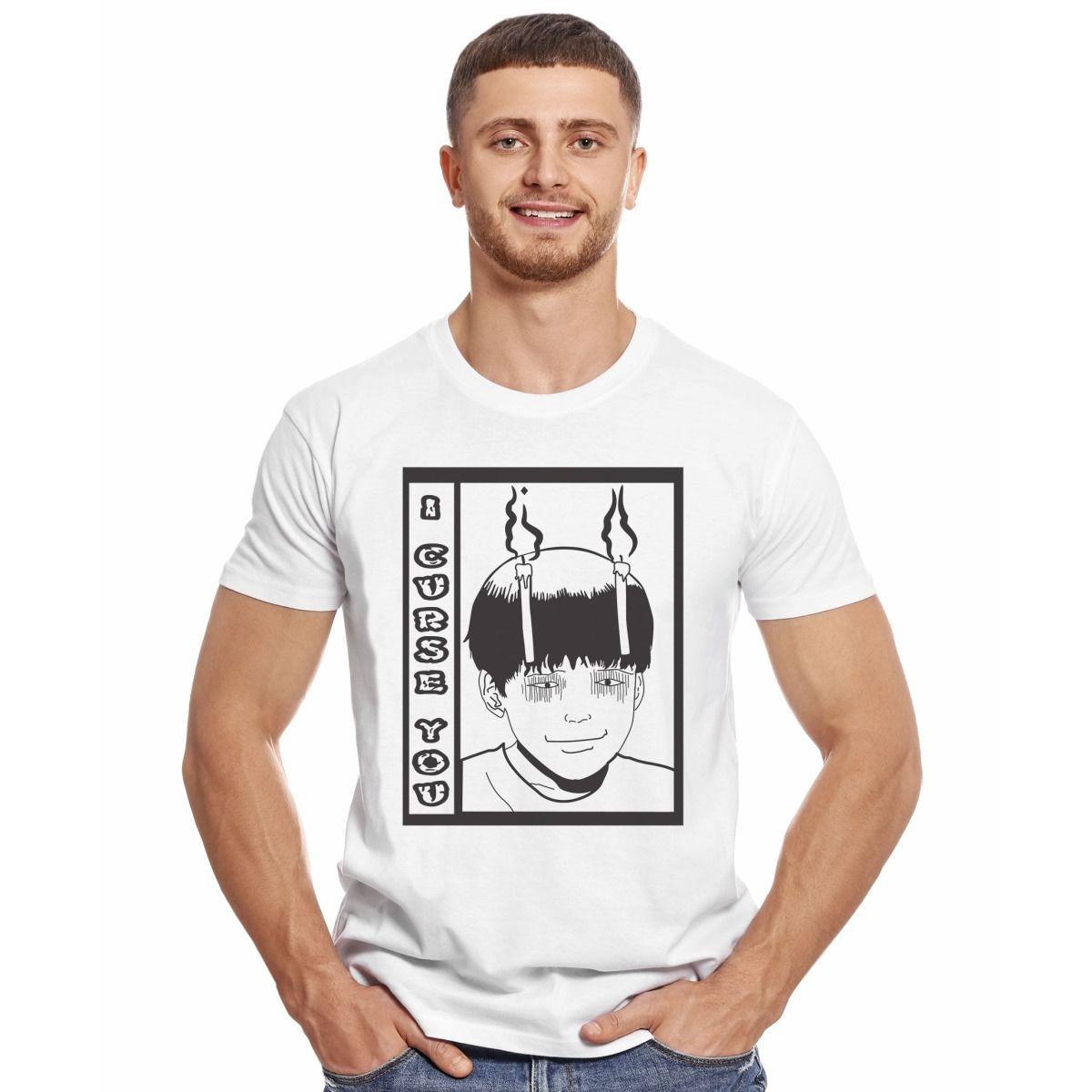 JUNJI ITO SOUICHI I CURSE YOU POLERA MANGA CORTA HOMBRE-2