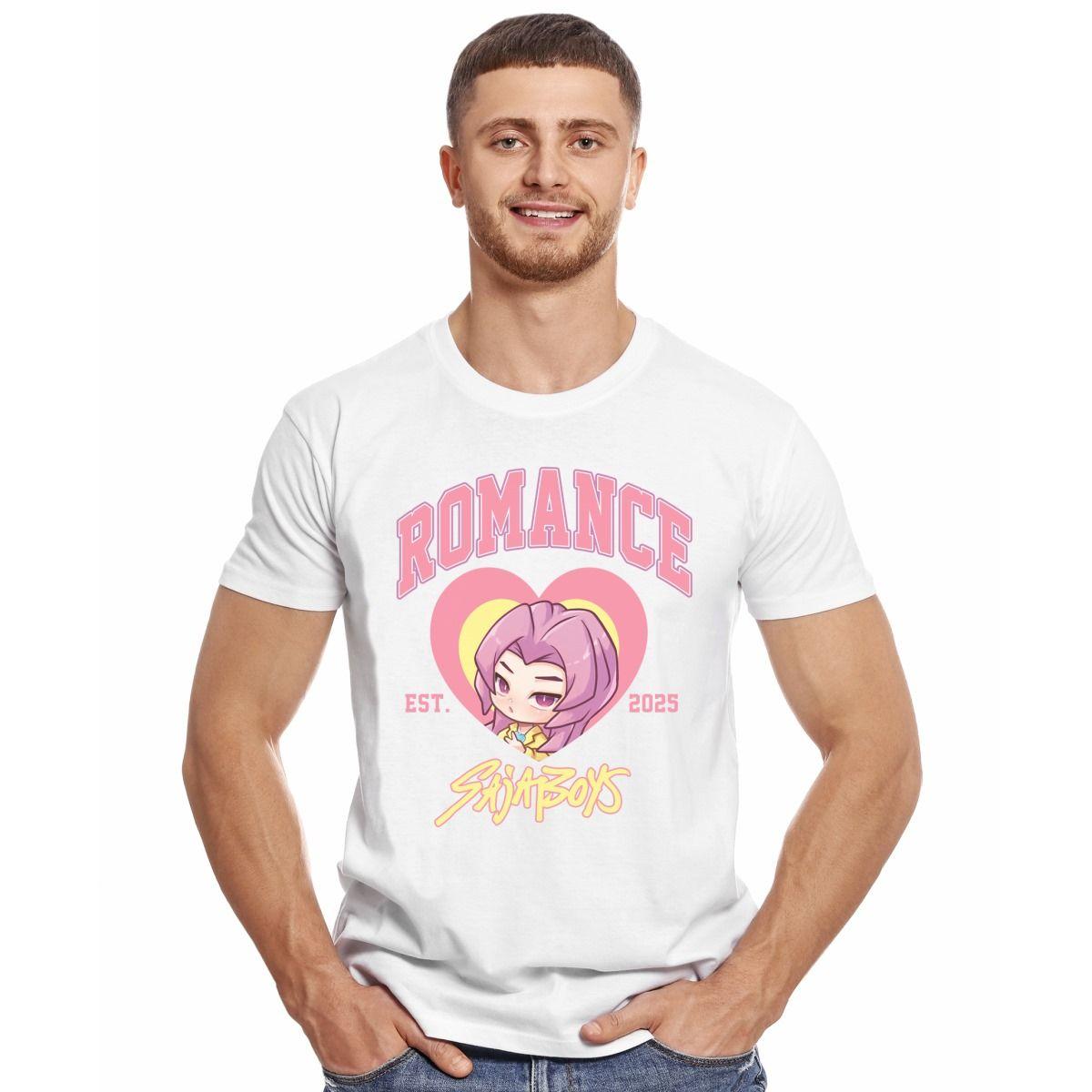 GUERRERAS K POP ROMANCE SAJA BOYS EST 2025 DEMON HUNTERS POLERA MANGA CORTA HOMBRE-2