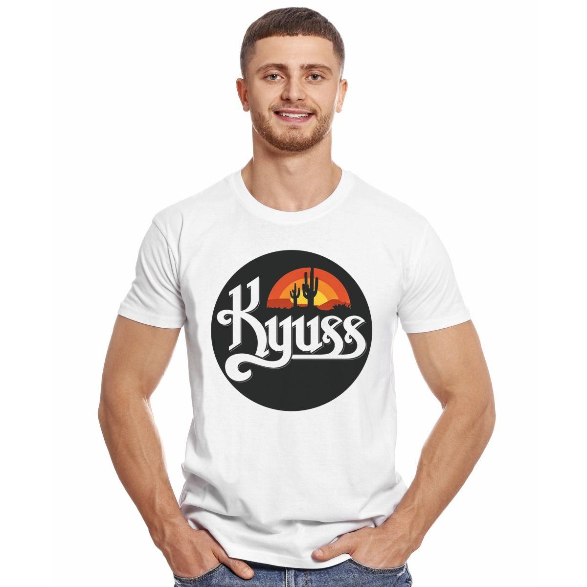 KYUSS LOGO POLERA MANGA CORTA HOMBRE-2