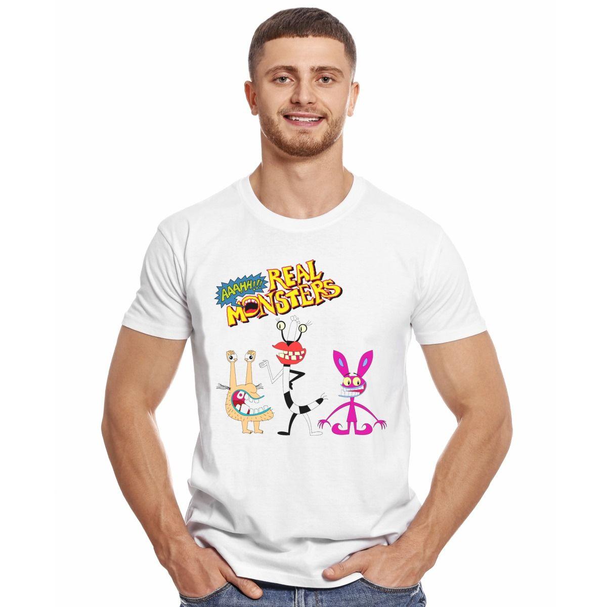 REAL MONSTERS PERSONAJES POLERA MANGA CORTA HOMBRE-2