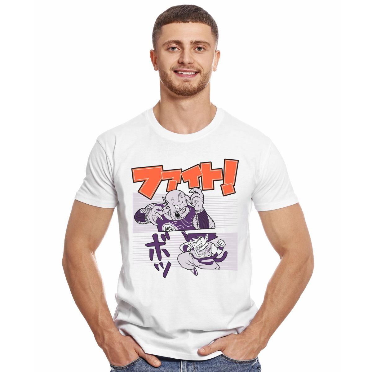 DRAGON BALL PICOLO VS GOHAN POLERA MANGA CORTA HOMBRE-2