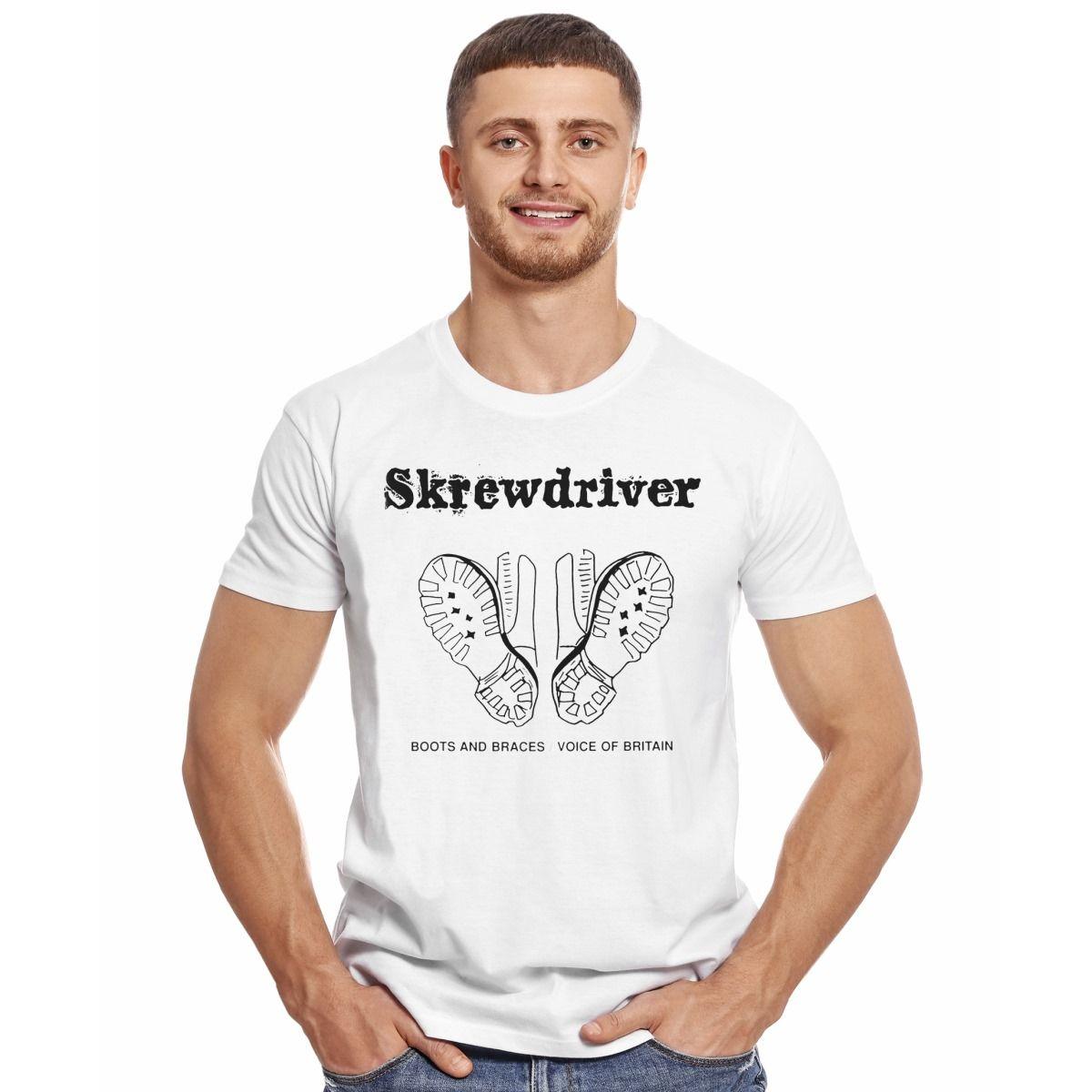 SKREWDRIVER BOOTS AND BRACES VOICE OF BRITAIN POLERA MANGA CORTA HOMBRE-2