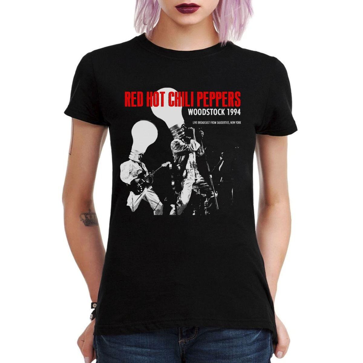 RED HOT CHILI PEPPERS WOODSTOCK POLERA MUJER-2