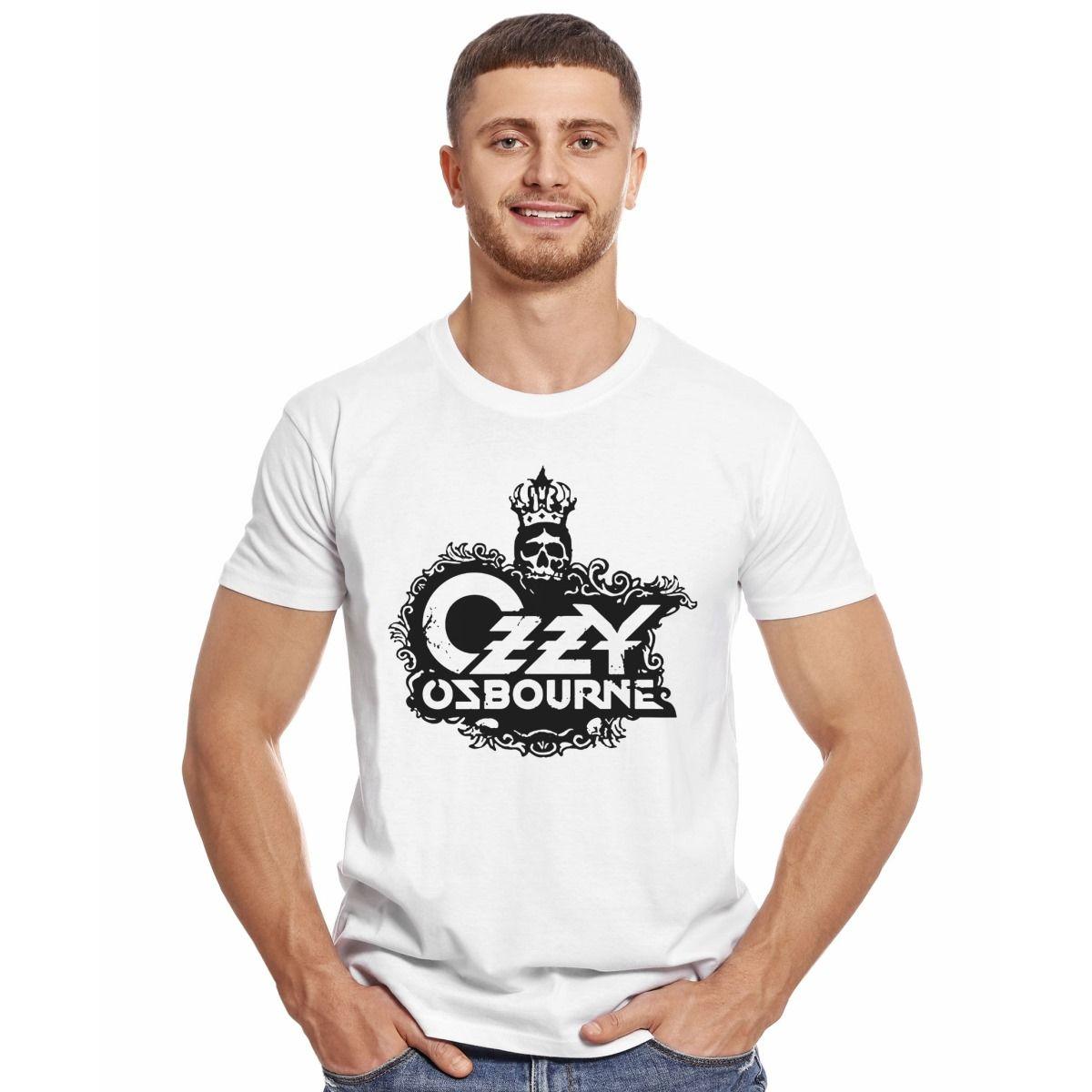 OZZY LOGO NEGRO POLERA MANGA CORTA HOMBRE-2