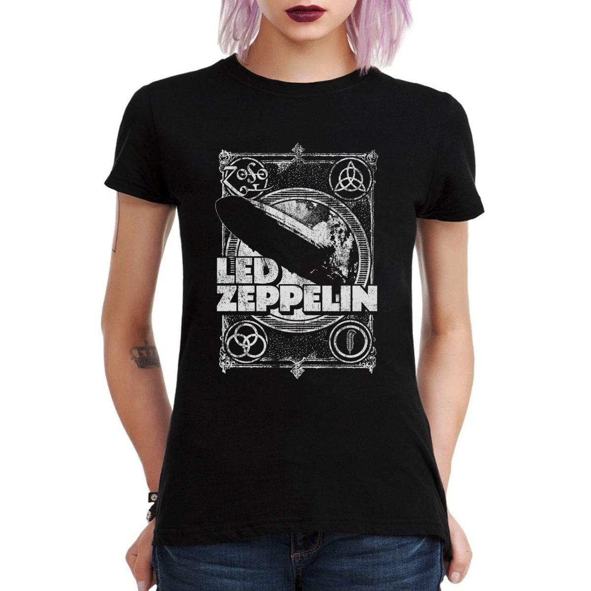 LED ZEPPELIN ZEPPELIN POLERA MUJER-2