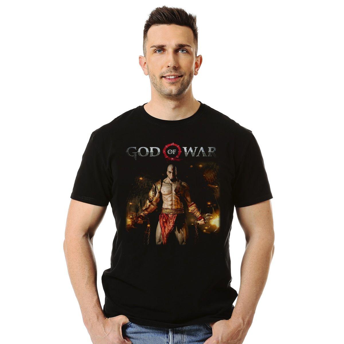 GOD OF WAR KRATOS POLERA MANGA CORTA HOMBRE-2