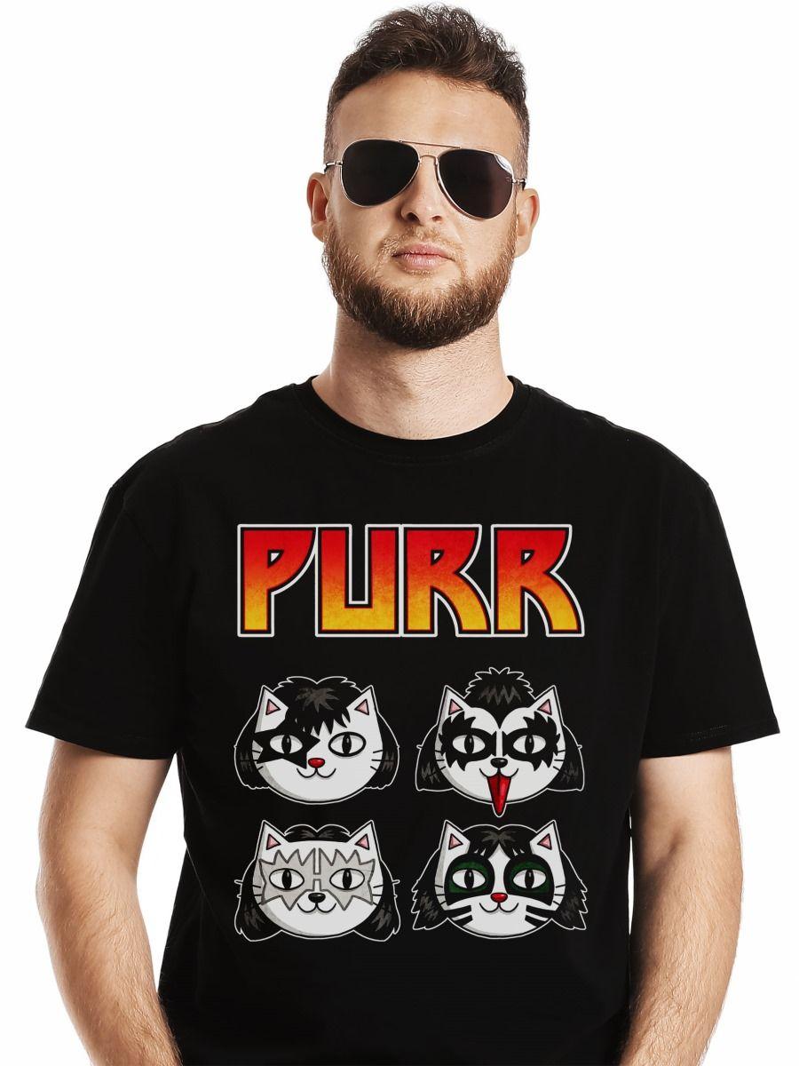 Polera Kiss Purr Gatos Rock-0
