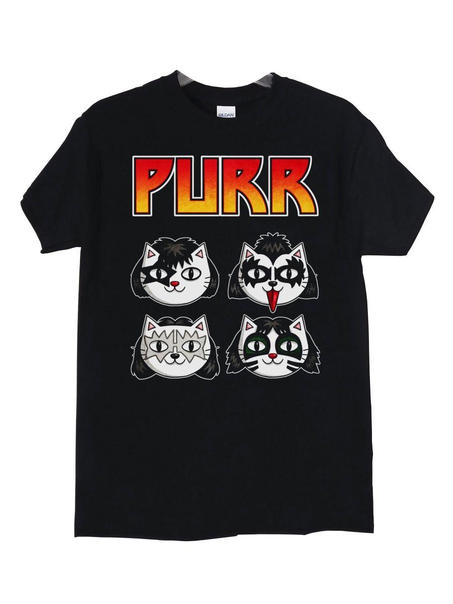 Polera Kiss Purr Gatos Rock-1