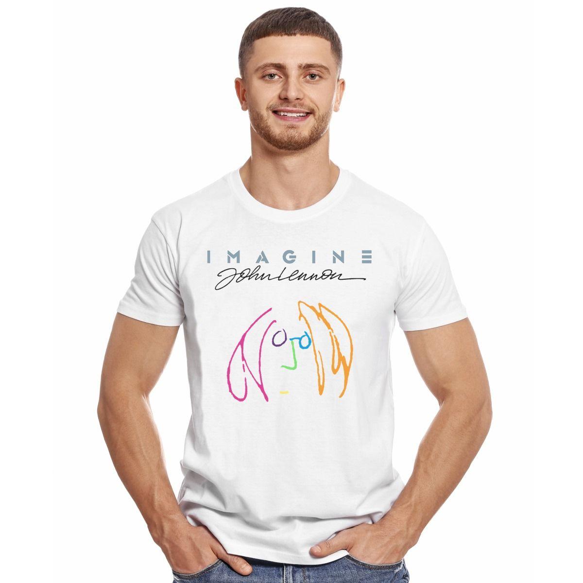 JOHN LENNON IMAGINE POLERA MANGA CORTA HOMBRE-2