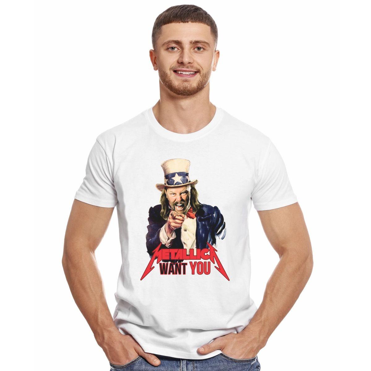 METALLICA WANT YOU POLERA MANGA CORTA HOMBRE-2