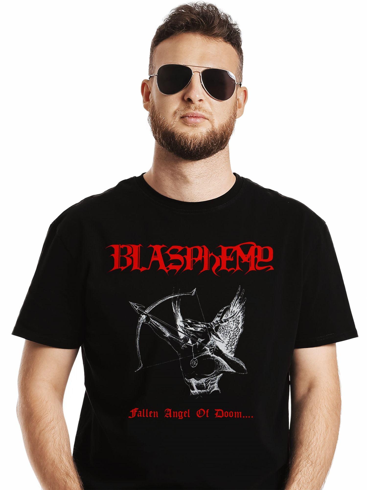 Polera Blasphemy Fallen Angel Of Doom-0