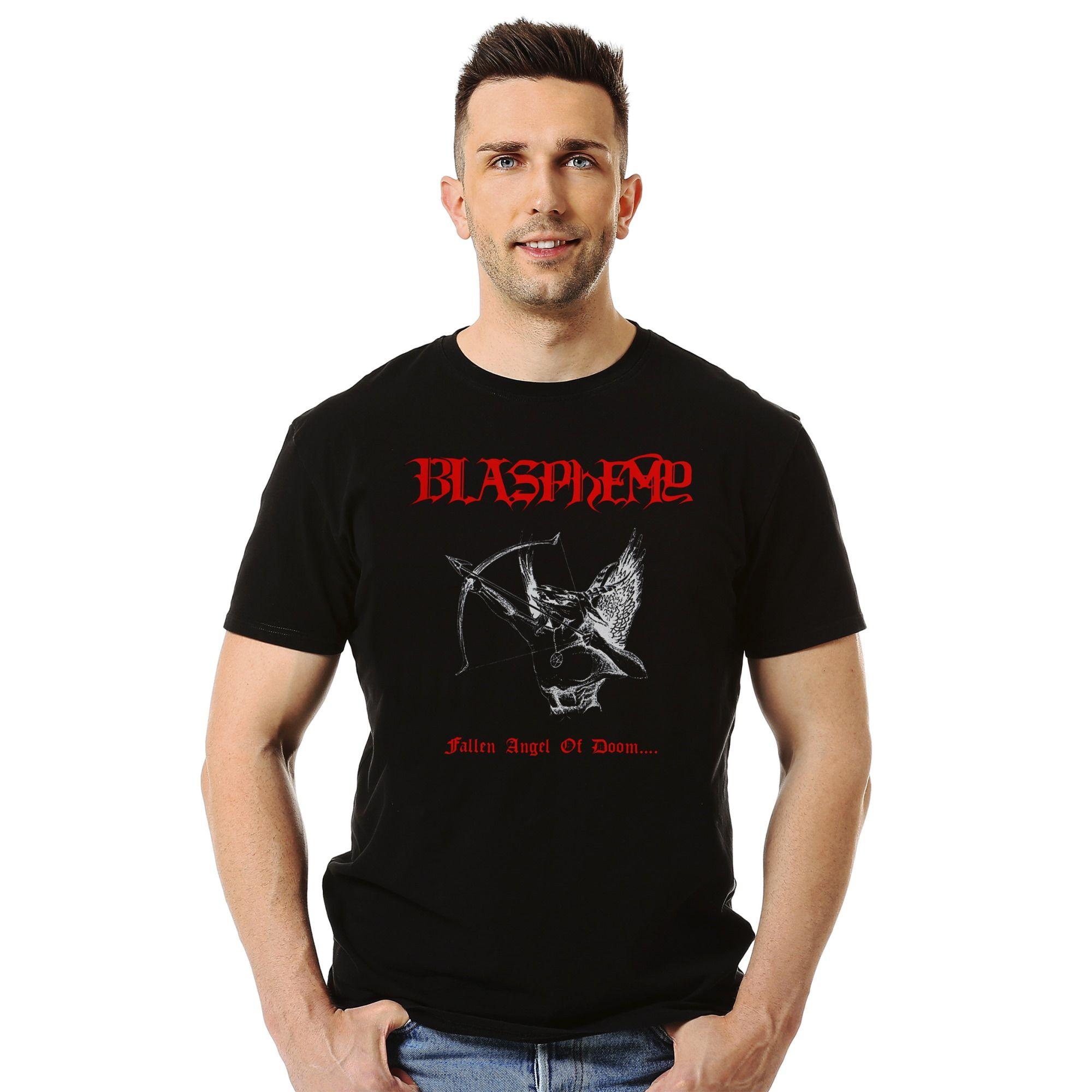 Polera Blasphemy Fallen Angel Of Doom-1