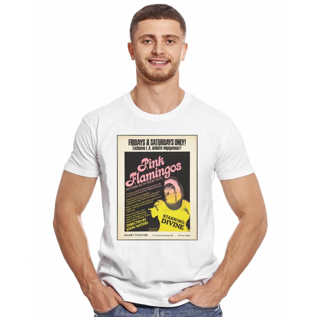 PINK FLAMINGOS POLERA MANGA CORTA HOMBRE-2