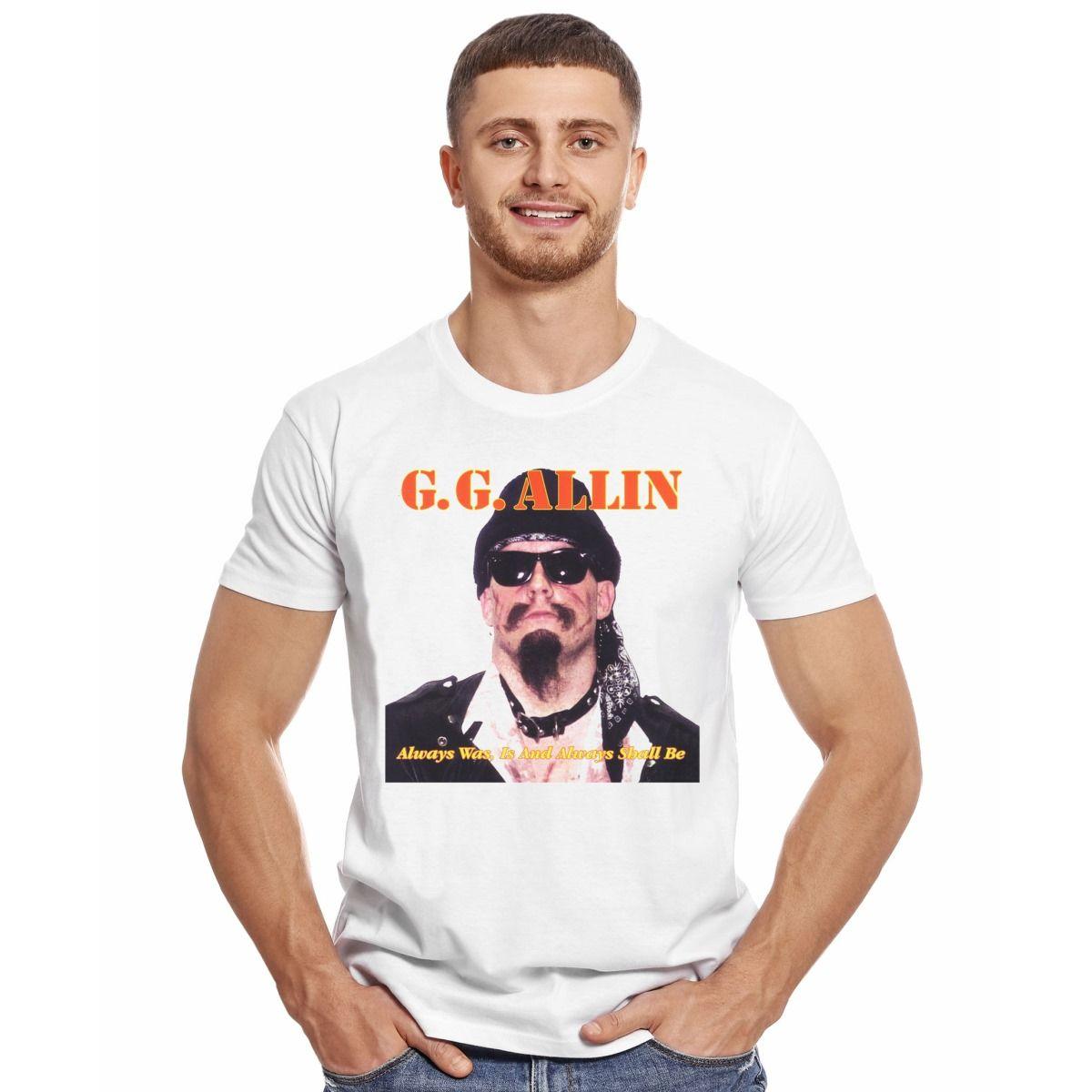 GG ALLIN ALWAYS WAS POLERA MANGA CORTA HOMBRE-2