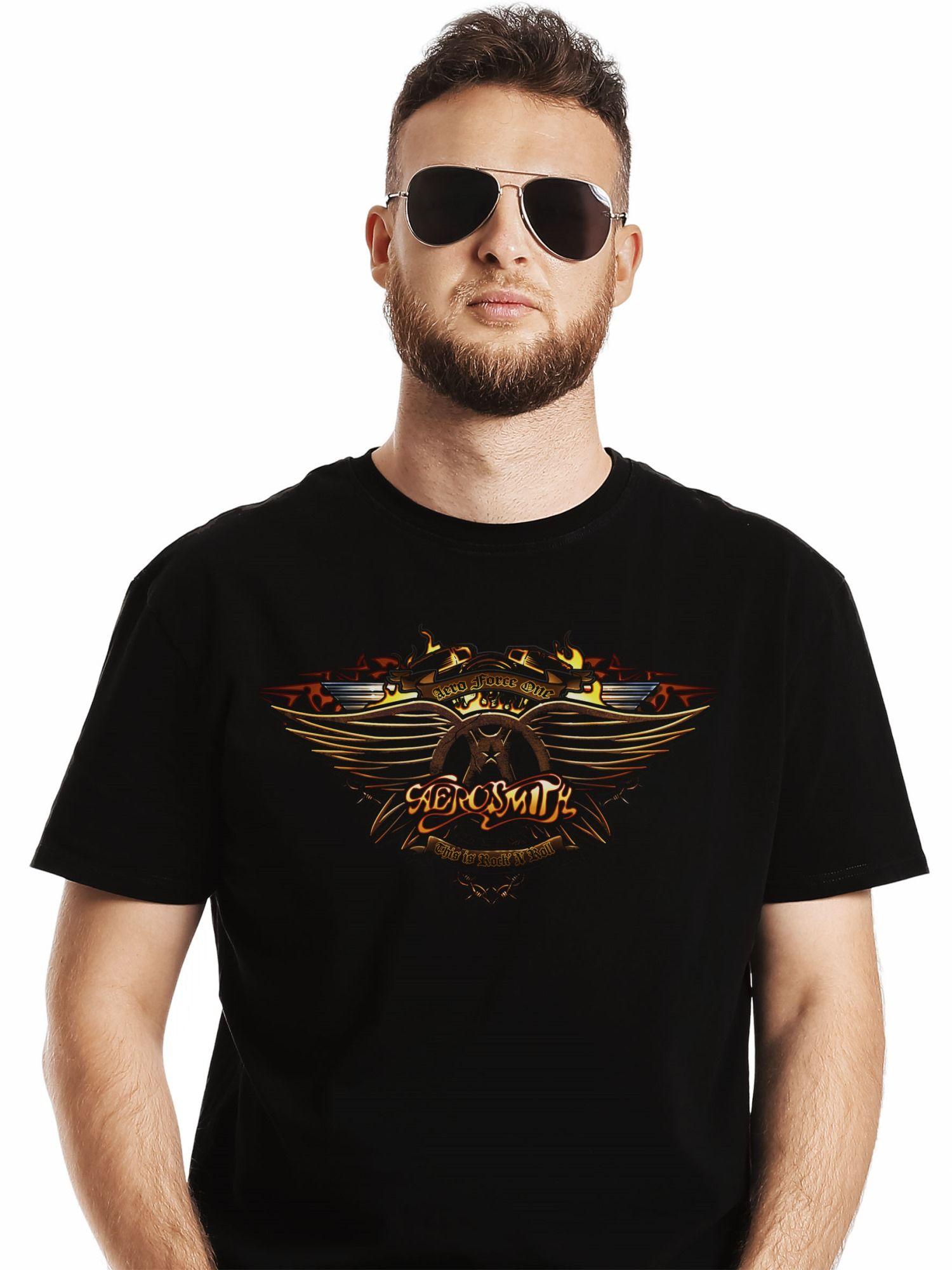 Polera Aerosmith Aero Force One-0