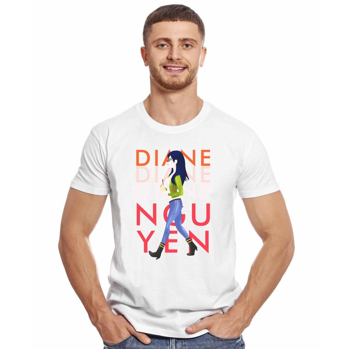 BOJACK HORSEMAN DIANE POLERA MANGA CORTA HOMBRE-2