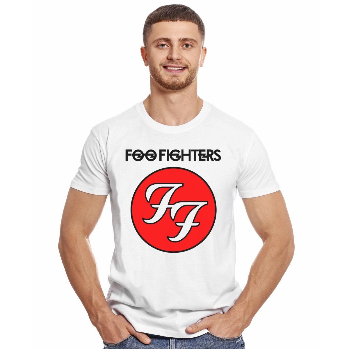 FOO FIGHTERS LOGO POLERA MANGA CORTA HOMBRE-2