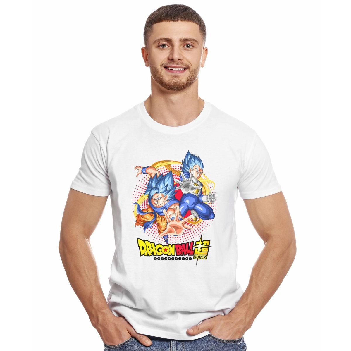 DRAGON BALL SUPER GOKU VEGETA SUPER SAIYAJIN EVOLUTION POLERA MANGA CORTA HOMBRE-2