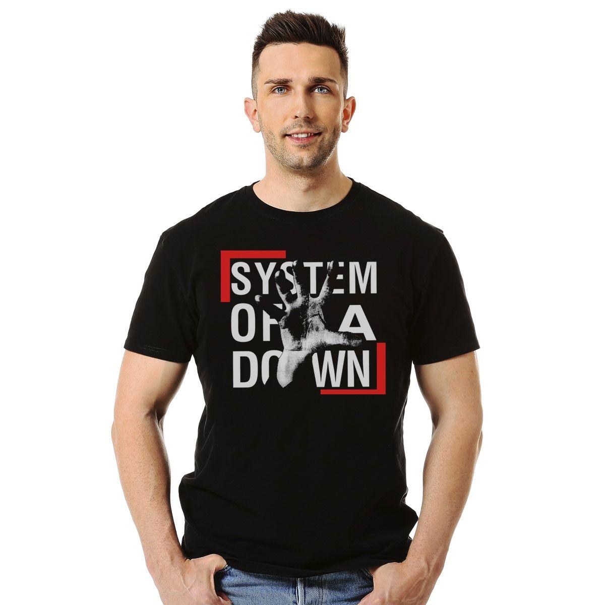 Polera System Of A Down Logo Rock-2