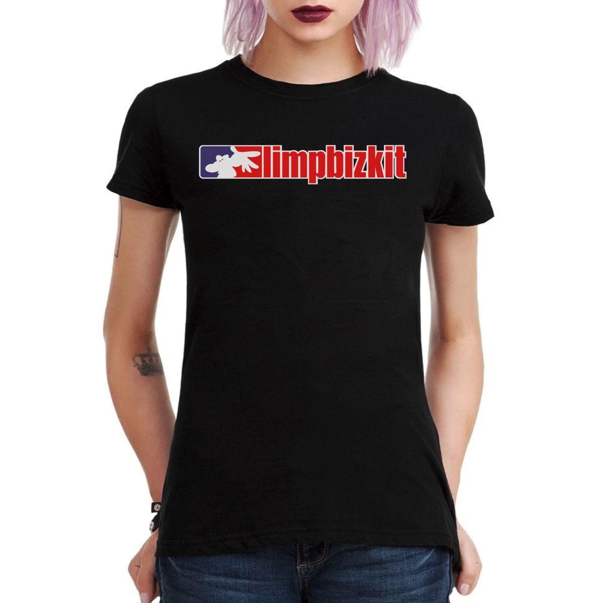 LIMP BIZKIT LOGO POLERA MUJER-2