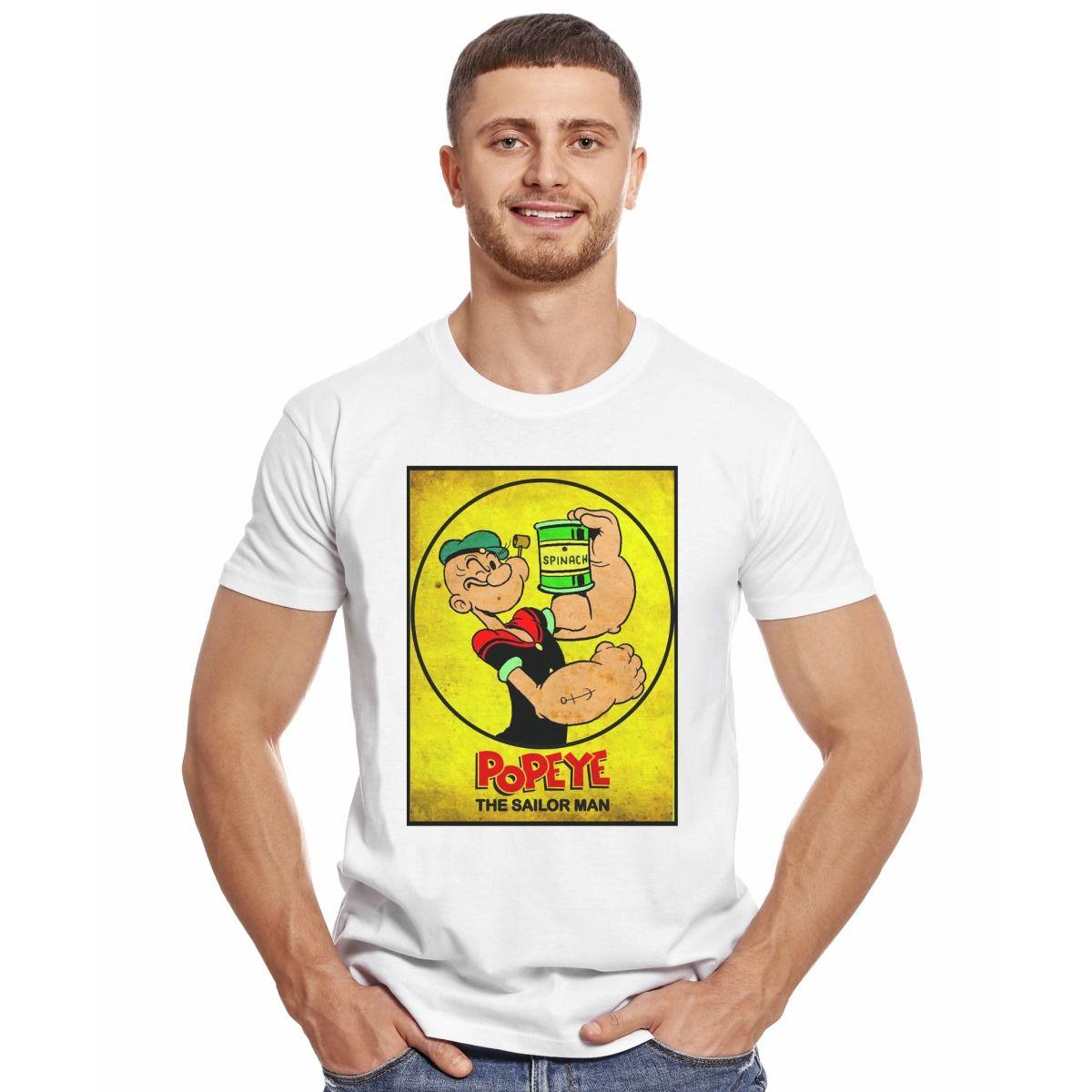 POPEYE EL MARINO THE SAILOR MAN POLERA MANGA CORTA HOMBRE-2