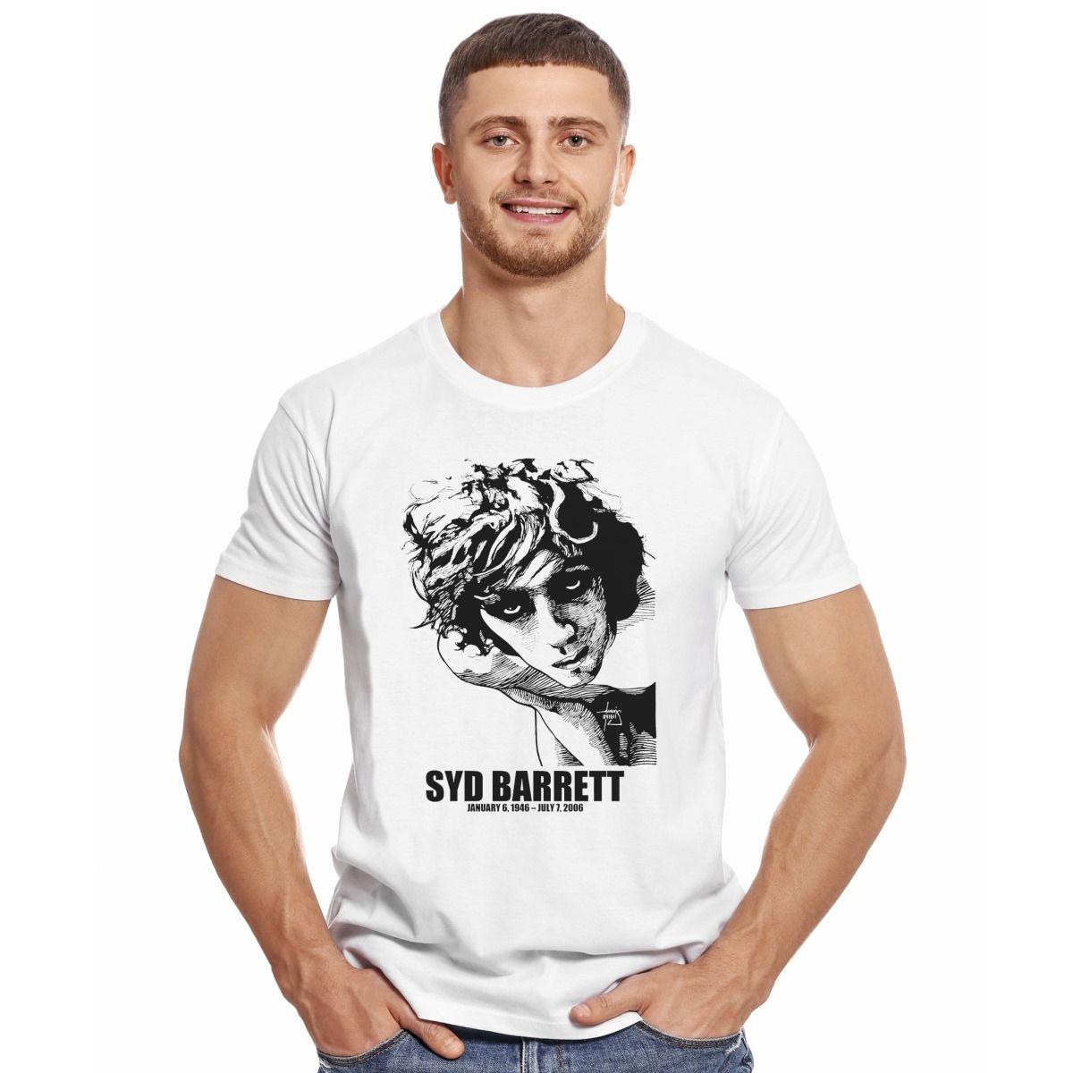 SYD BARRETT JANUARY 1946 JULY 2006 POLERA MANGA CORTA HOMBRE-2