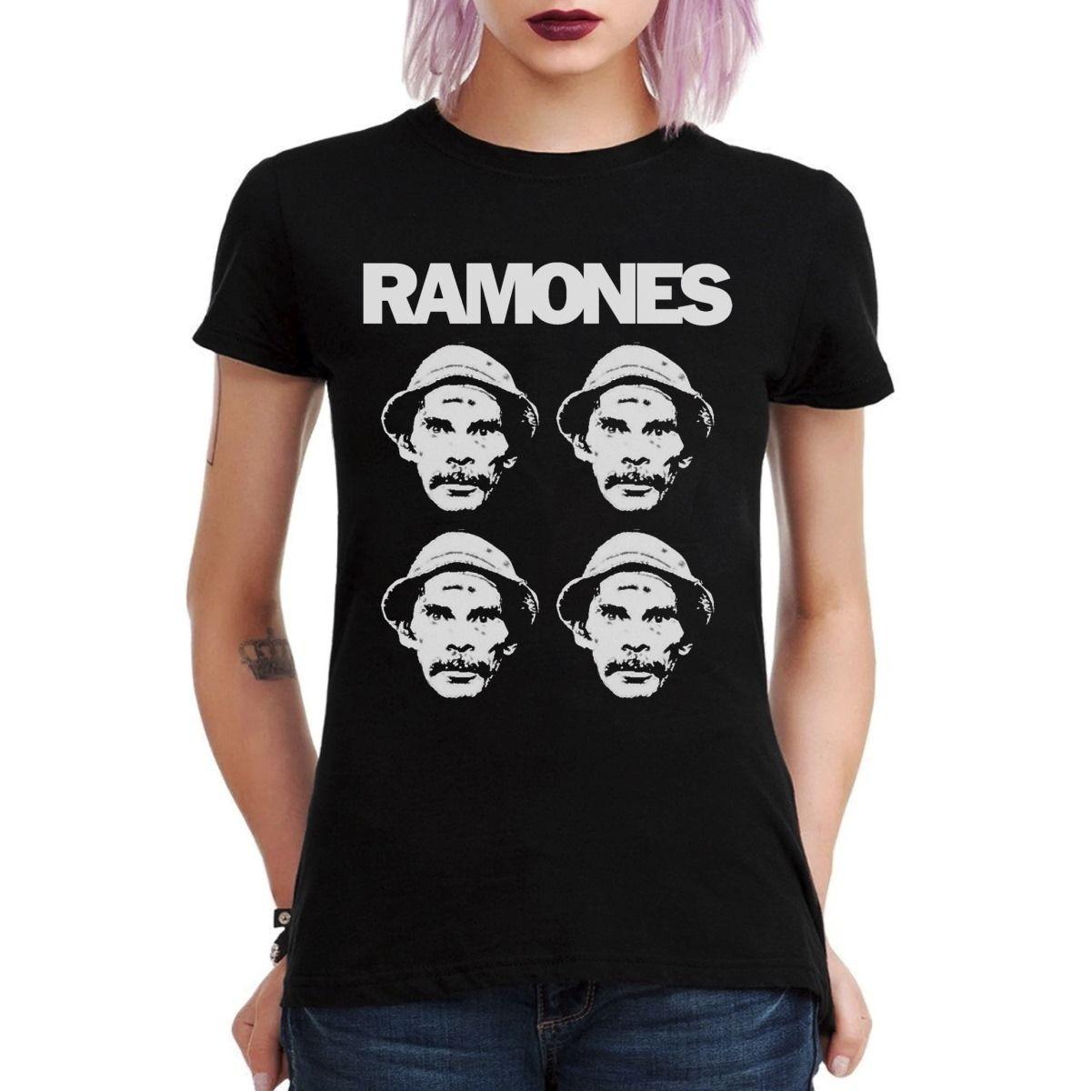 RAMONES DON RAMON CARAS POLERA MUJER-2