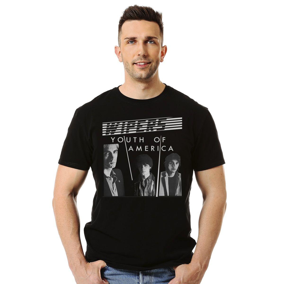 WIPERS YOUTH OF AMERICA POLERA MANGA CORTA HOMBRE-2