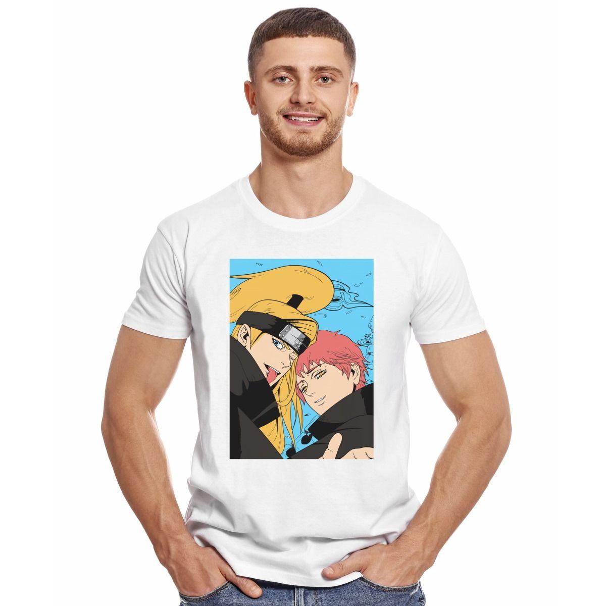 NARUTO DEIDARA Y PAIN POLERA MANGA CORTA HOMBRE-2