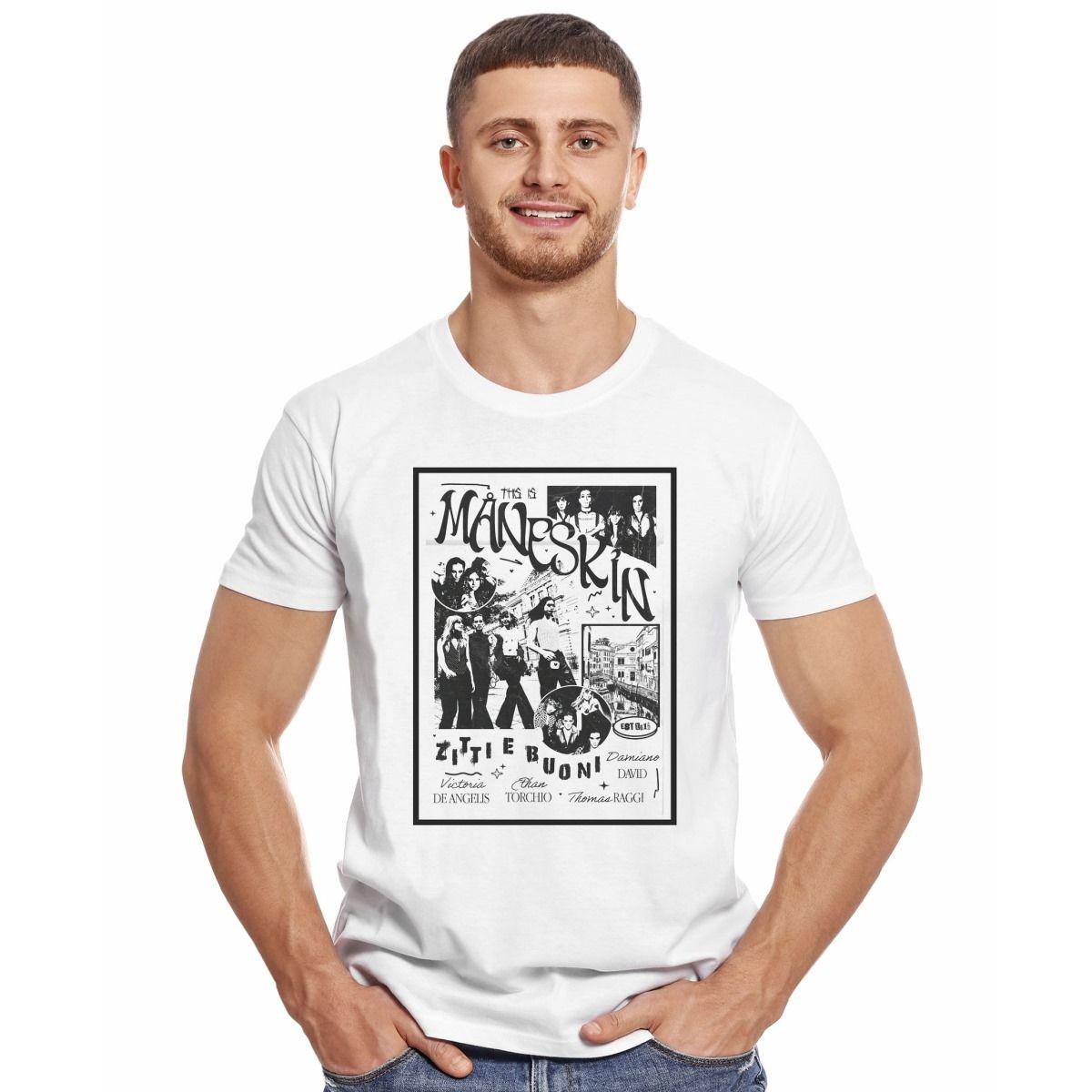 MANESKIN THIS IS MANESKIN ZITTI E BUONI POLERA MANGA CORTA HOMBRE-2