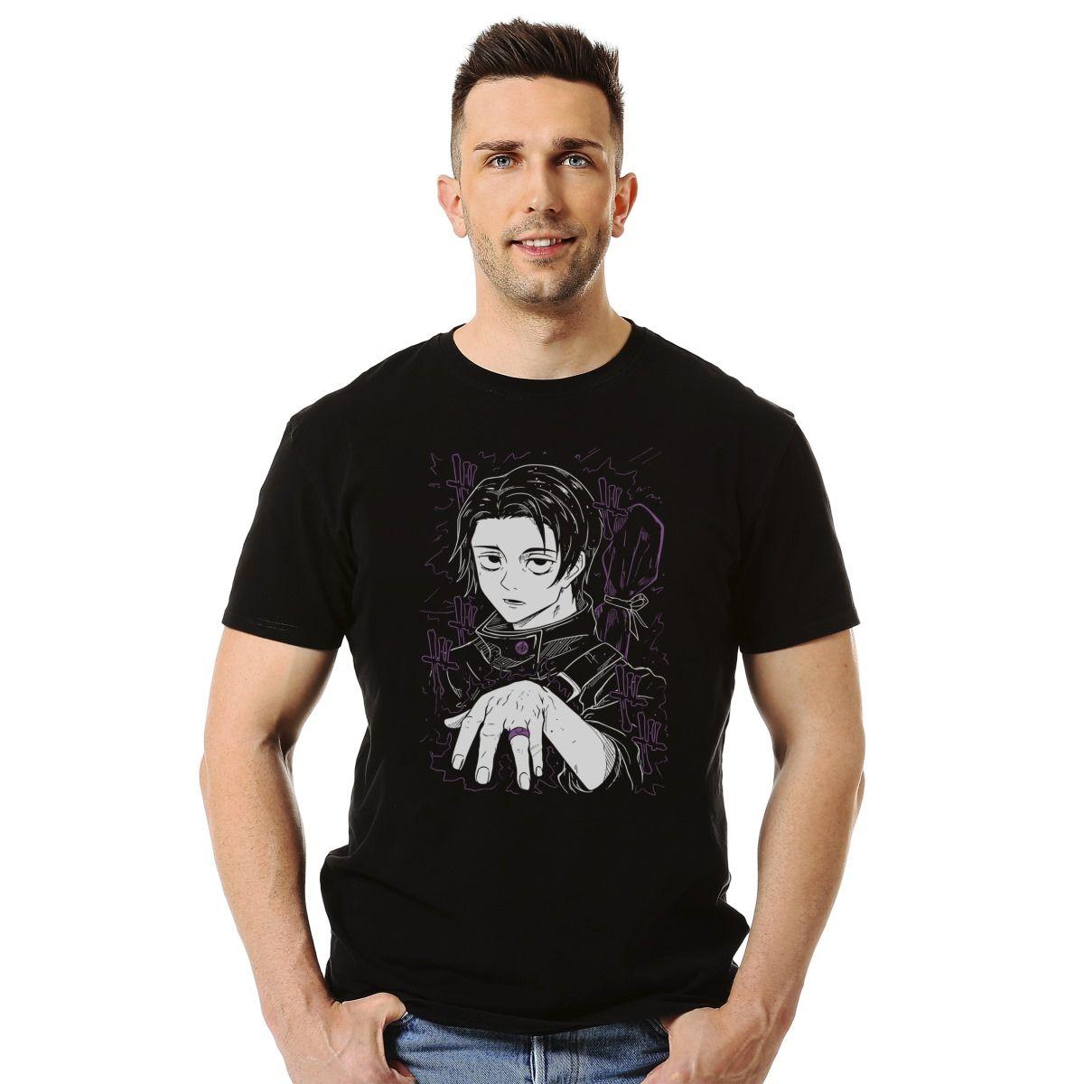 JUJUTSU KAISEN YUTA OKKOTSU ANILLO POLERA MANGA CORTA HOMBRE-2