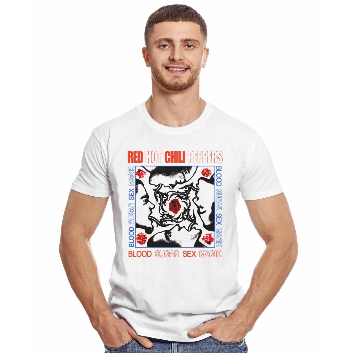 RED HOT CHILI PEPPERS BLOOD SUGAR SEX MAGIC POLERA MANGA CORTA HOMBRE-2