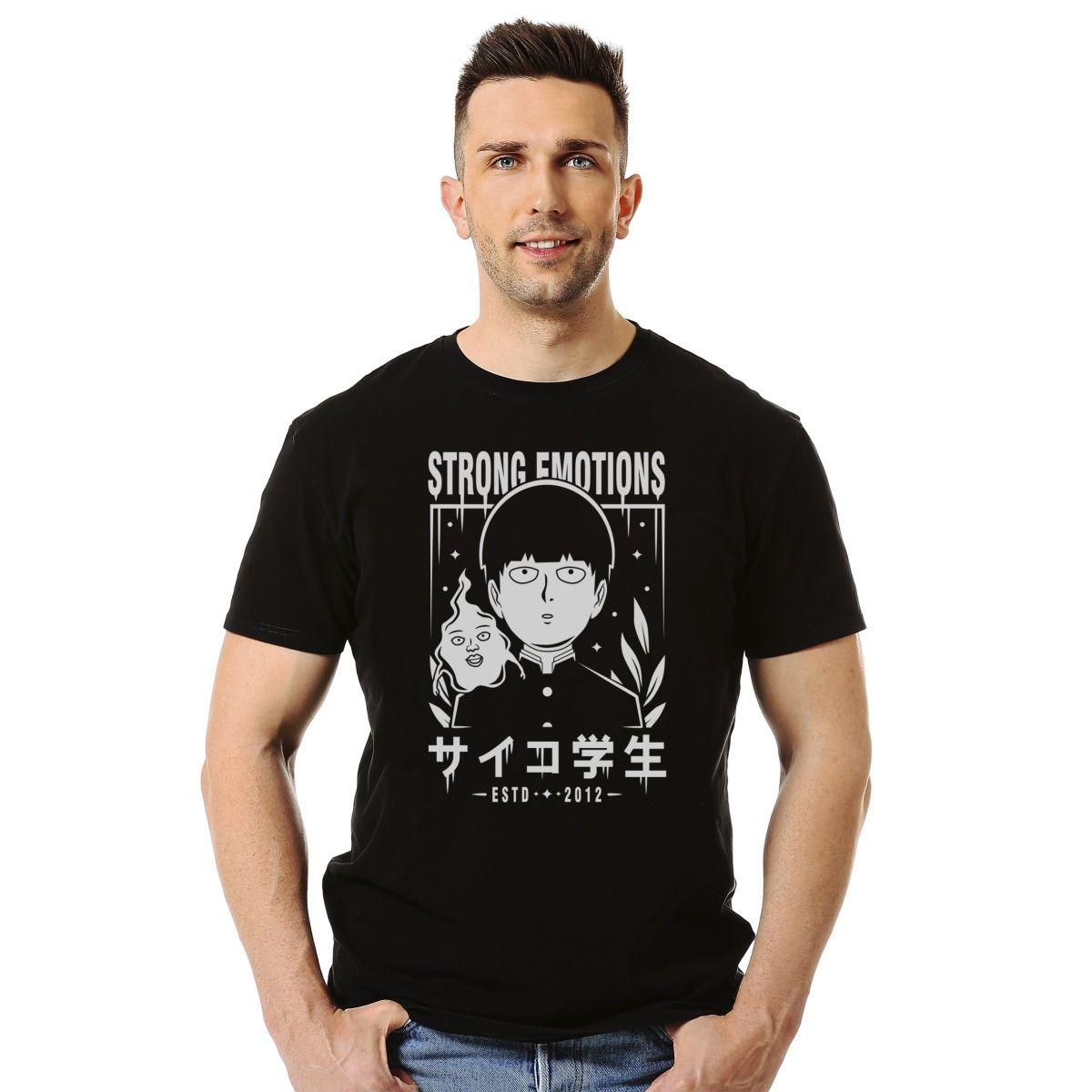 MOB PSYCHO 100 SHIGEO KAGEYAMA STRONG EMOTIONS POLERA MANGA CORTA HOMBRE-2