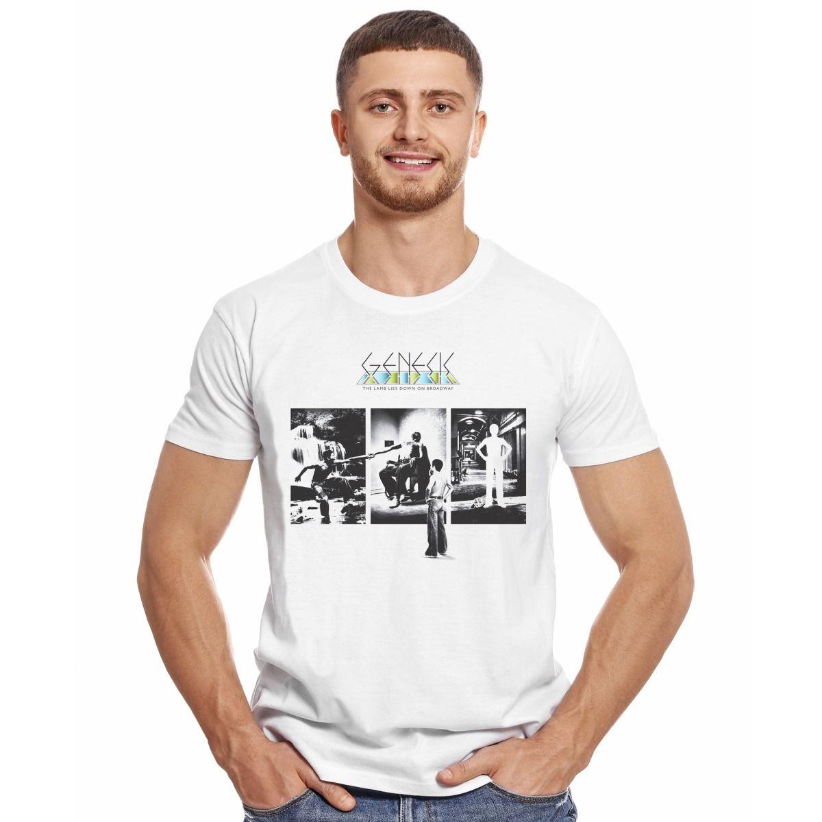 GENESIS THE LAMB LIES DOWN ON BROADWAY POLERA MANGA CORTA HOMBRE-2