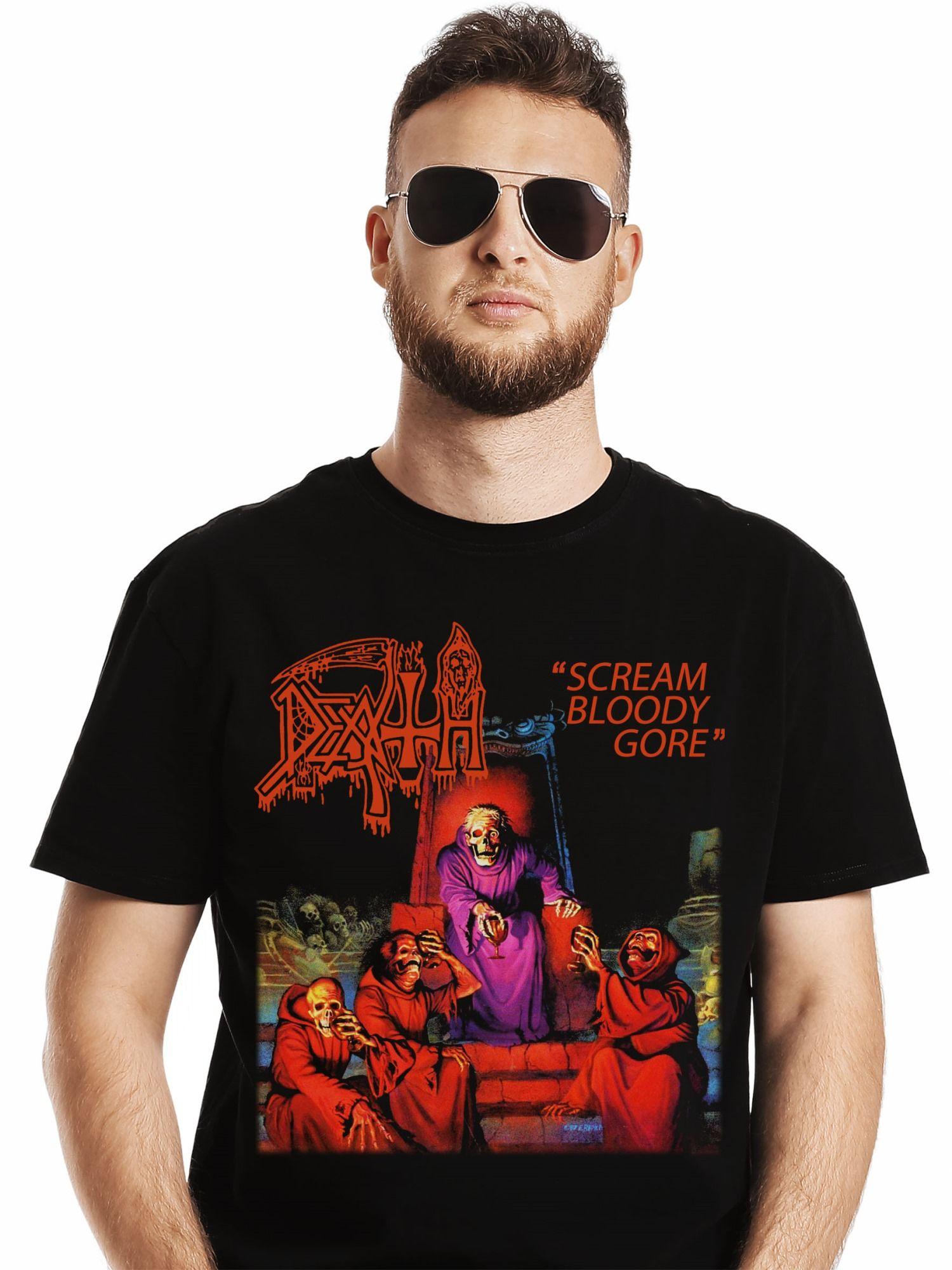 Polera Death Scream Bloody Gore-0
