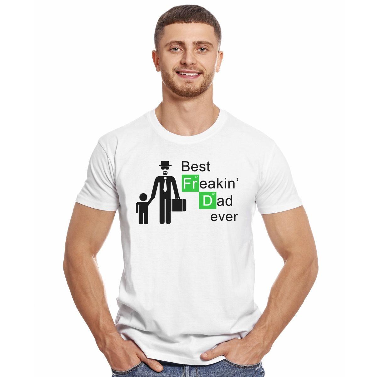 BREAKING BAD BEST DAD EVER POLERA MANGA CORTA HOMBRE-2
