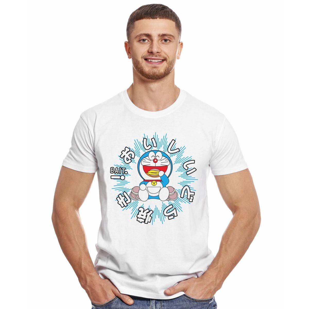 DORAEMON GATO COSMICO BAIT POLERA MANGA CORTA HOMBRE-2