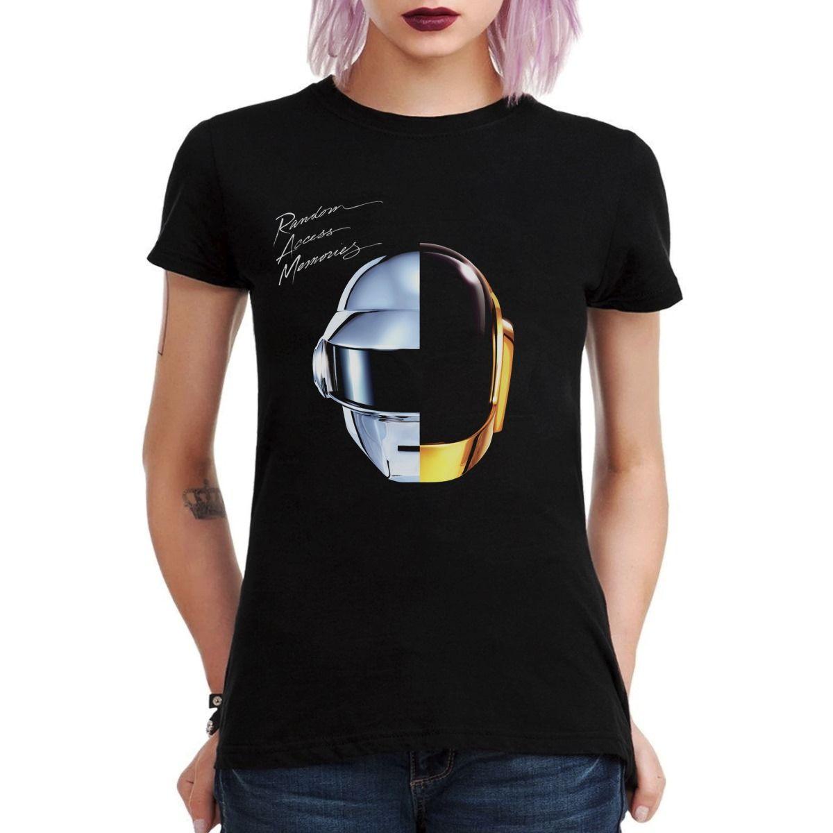DAFT PUNK RANDOM ACCESS MEMORIES POLERA MUJER-2