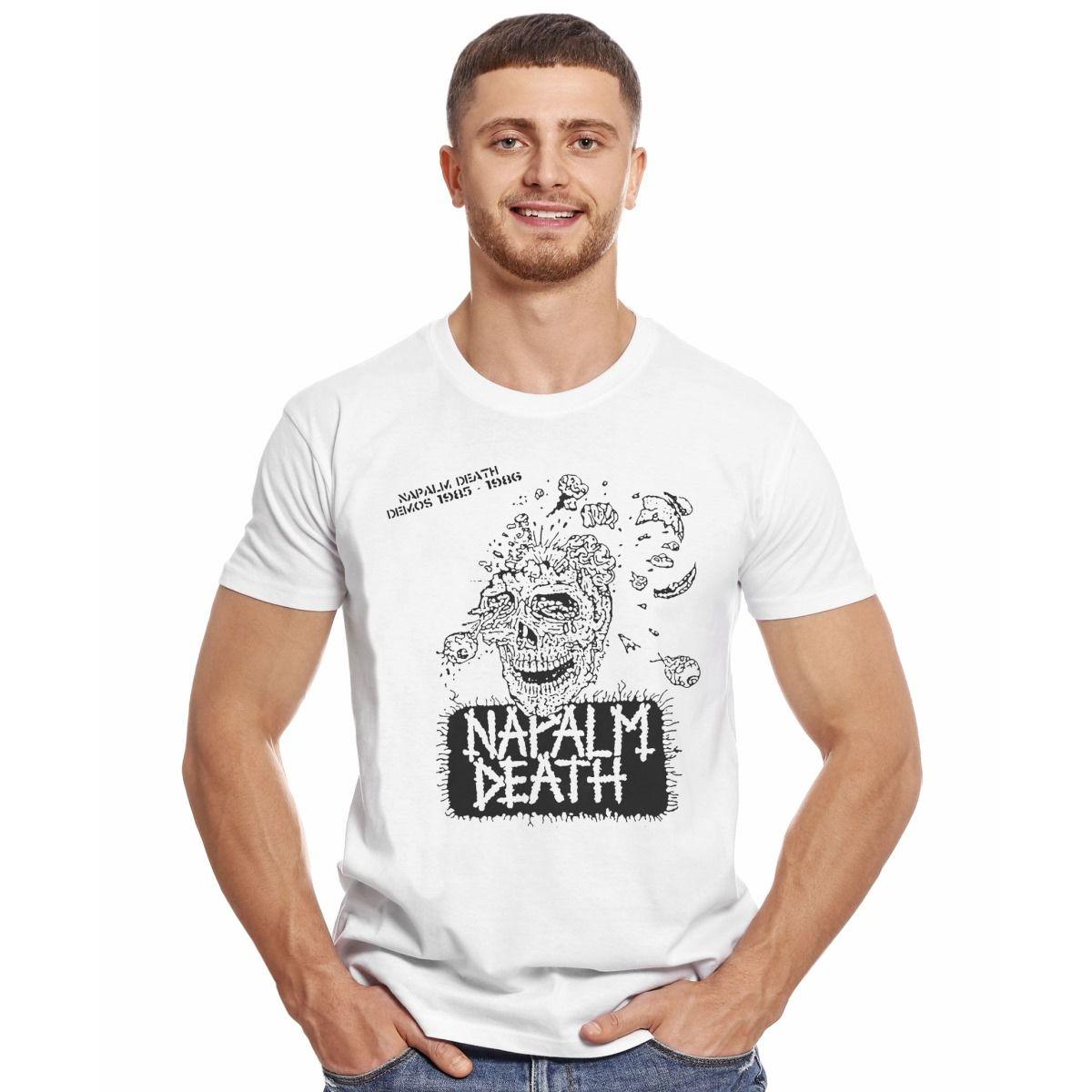 NAPALM DEATH DEMOS 85-86 POLERA MANGA CORTA HOMBRE-2