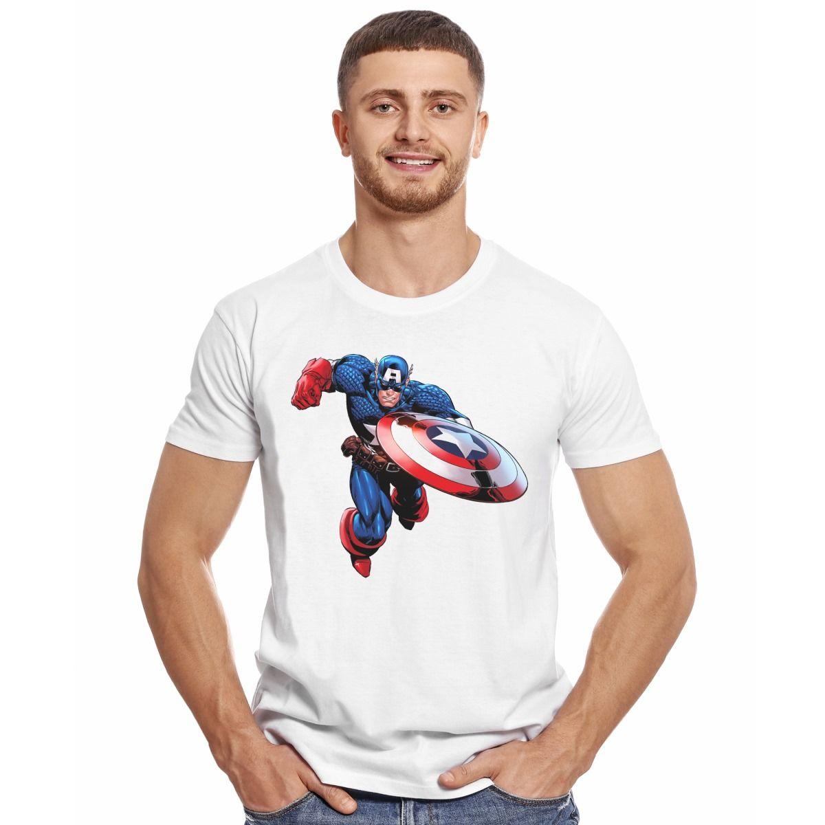 CAPITAN AMERICA ATTACK POLERA MANGA CORTA HOMBRE-2