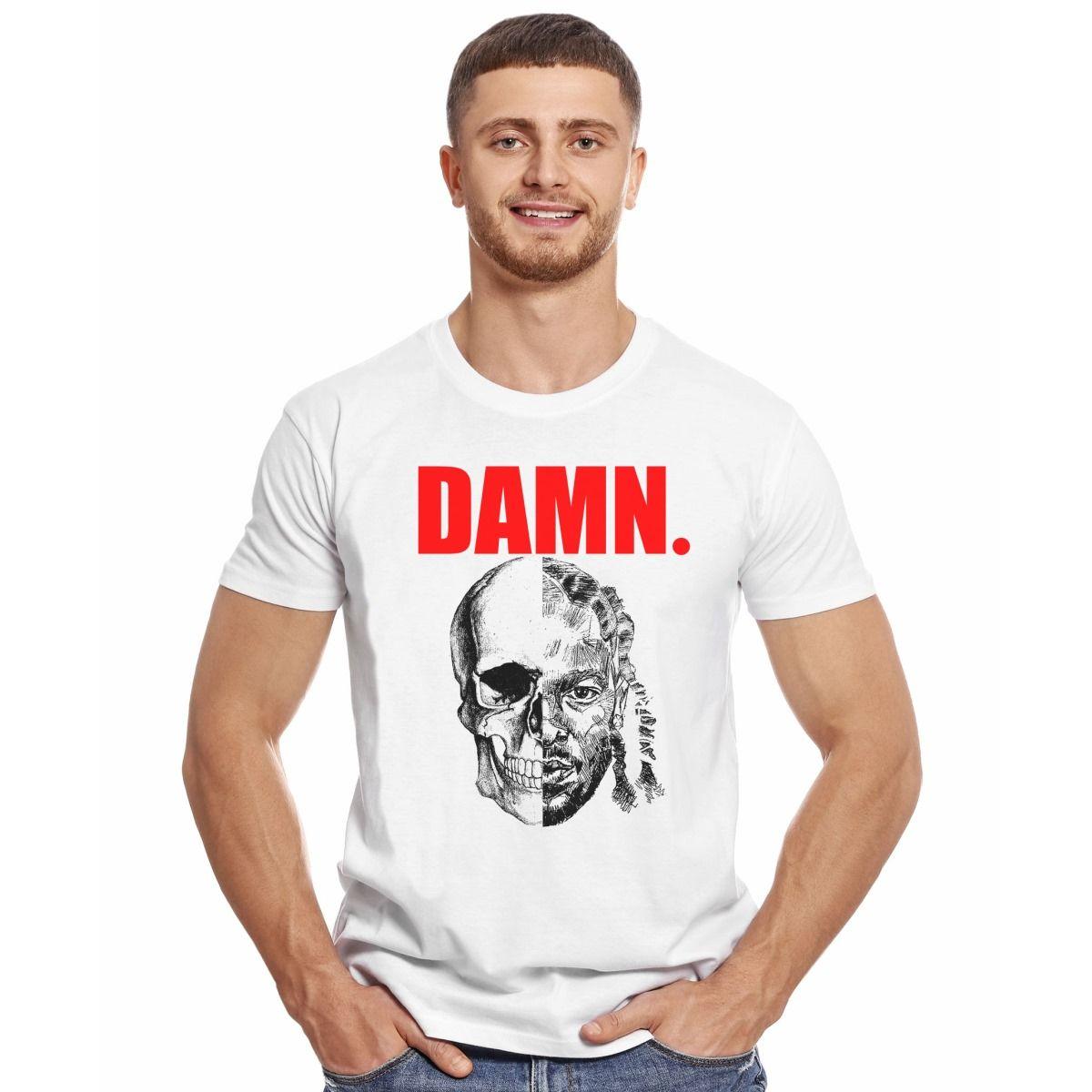 KENDRICK LAMAR DAMN SKULL POLERA MANGA CORTA HOMBRE-2