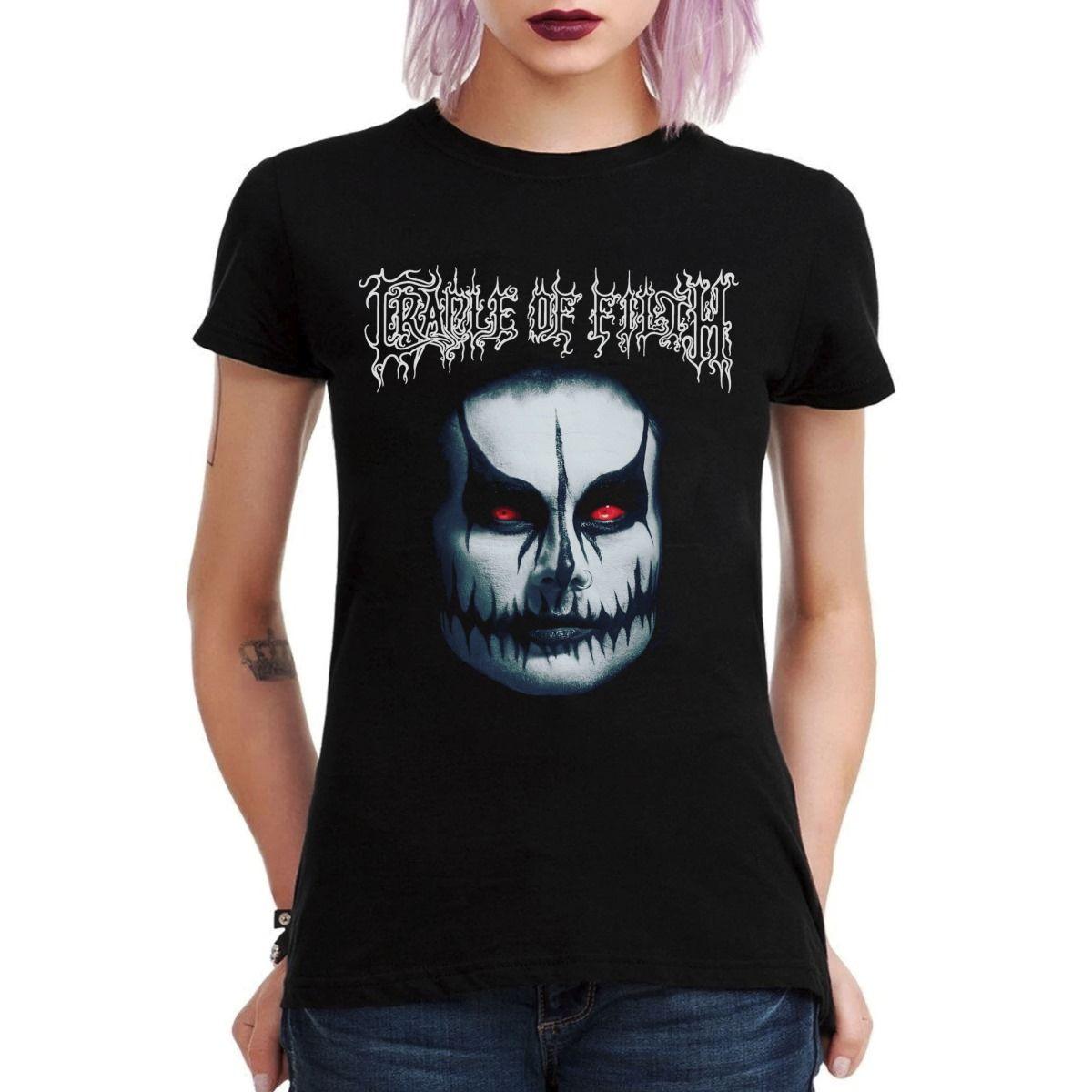 CRADLE OF FILTH DANI FILTH FACE POLERA MUJER-2