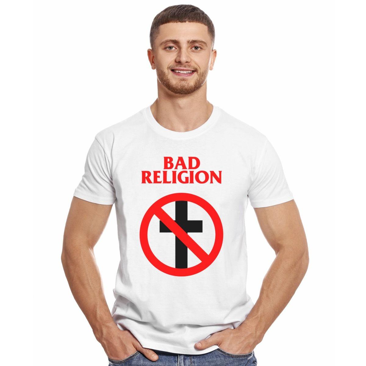 BAD RELIGION CRUZ LOGO POLERA MANGA CORTA HOMBRE-2