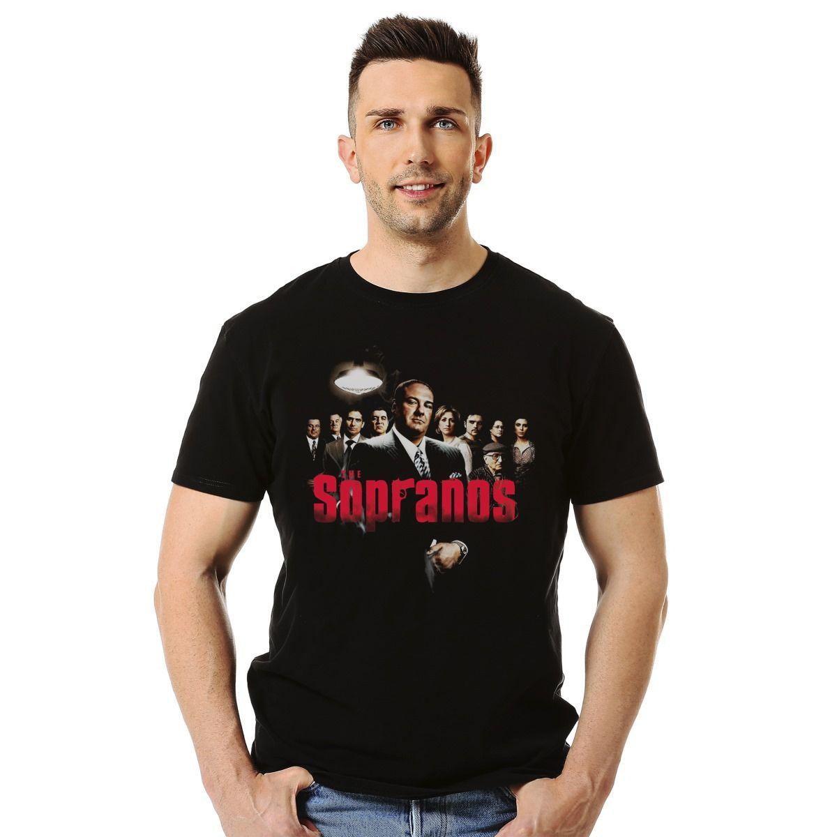 THE SOPRANOS POSTER POLERA MANGA CORTA HOMBRE-2