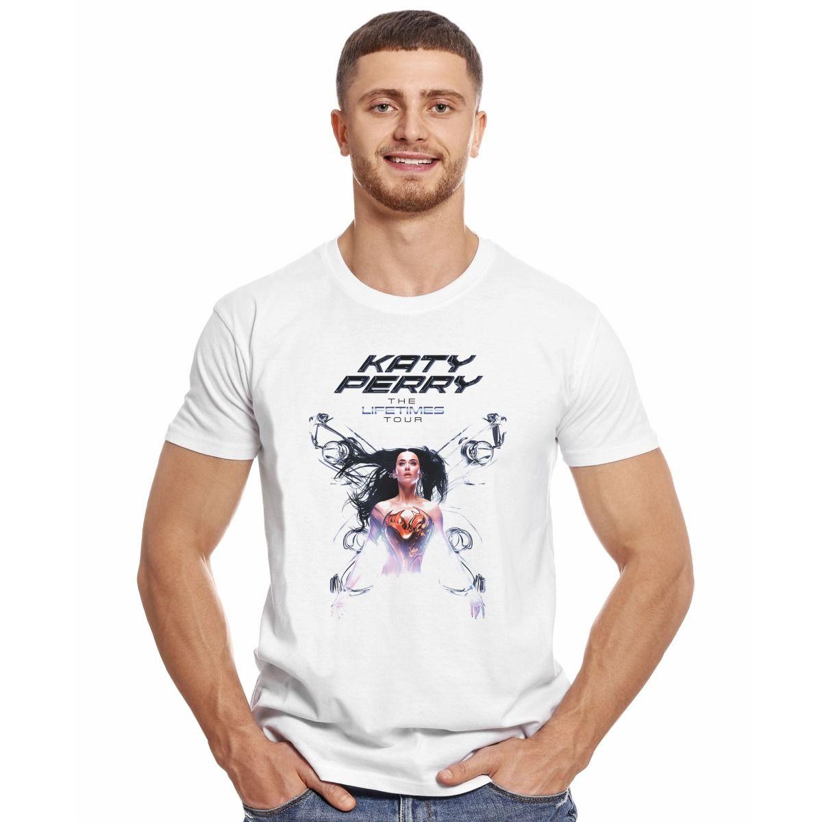 KATY PERRY TOUR CHILE 2025 THE LIFETIMES TOUR POLERA MANGA CORTA HOMBRE-2