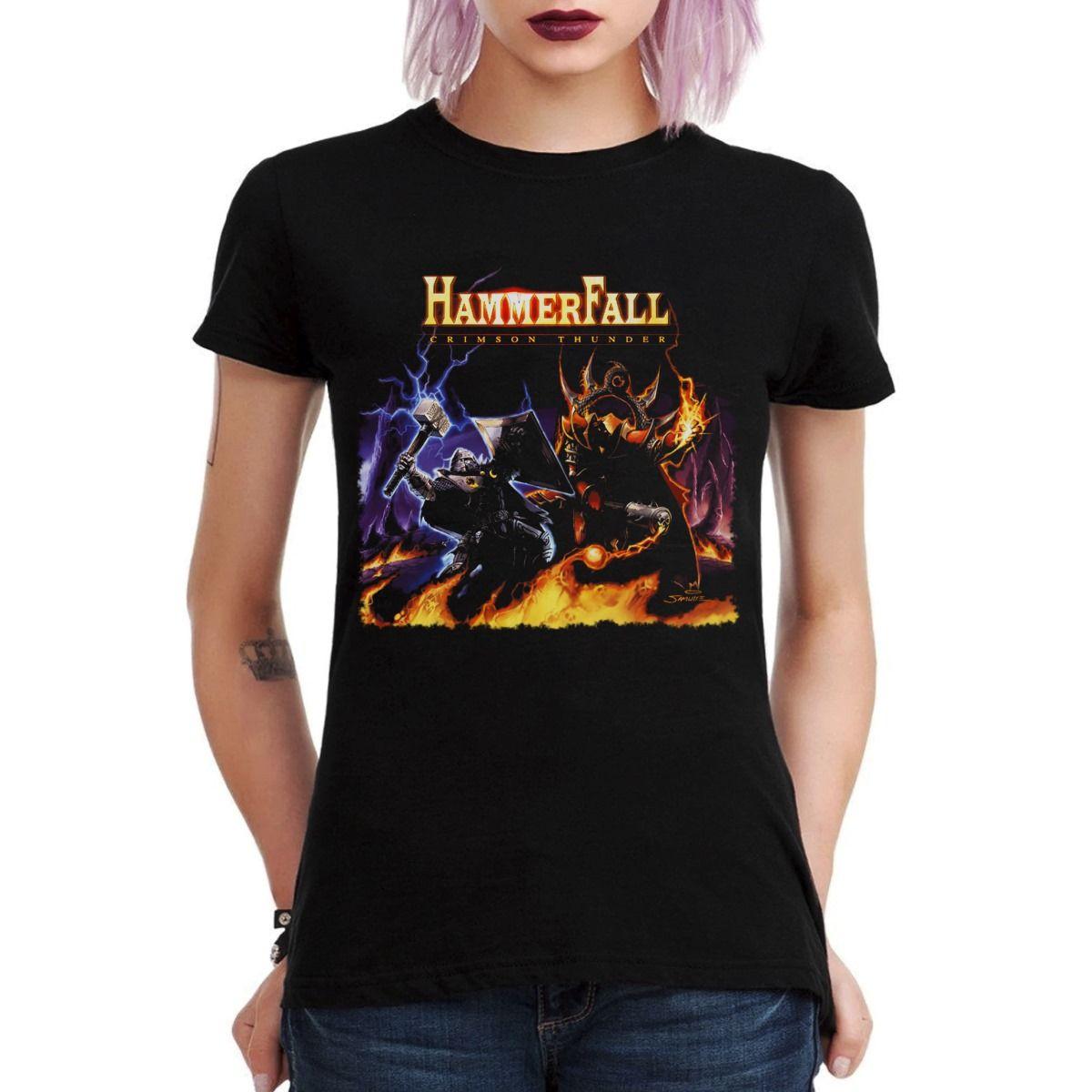 HAMMERFALL CRIMSON THUNDER POLERA MUJER-2