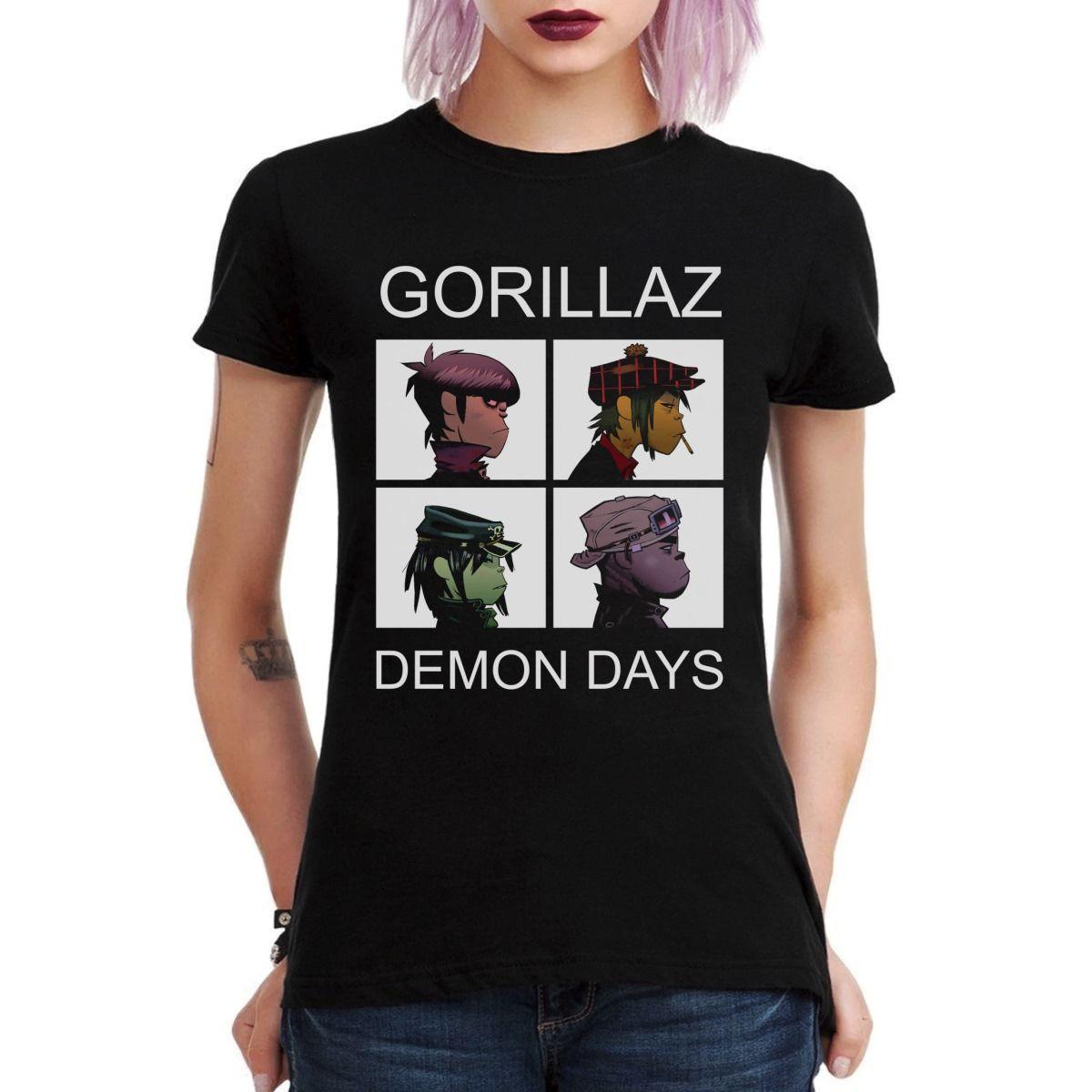 GORILLAZ DEMON DAYS POLERA MUJER-2